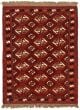 Bordered  Tribal Brown Area rug 3x5 Turkmenistan Hand-knotted 332472