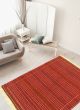 Flat-weaves & Kilims  Tribal Red Area rug 3x5 Turkish Flat-weave 333147