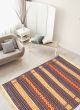 Flat-weaves & Kilims  Tribal Blue Area rug 3x5 Turkish Flat-weave 333162