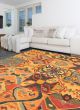 Casual  Transitional Multi Area rug 6x9 Turkish Flat-weave 335854