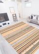 Bohemian  Transitional Green Area rug 6x9 Turkish Flat-weave 335863