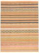 Bohemian  Transitional Blue Area rug 4x6 Turkish Flat-weave 335895