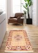 Bordered  Traditional Brown Area rug 5x8 Pakistani Hand-knotted 336530