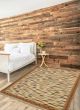 Bohemian  Transitional Brown Area rug 5x8 Turkish Flat-weave 336825