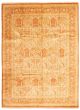 Bordered  Traditional Ivory Area rug 10x14 Pakistani Hand-knotted 338422