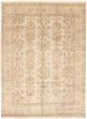 Bordered  Traditional Grey Area rug 9x12 Indian Hand-knotted 338673