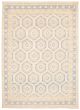 Bordered  Transitional Ivory Area rug 9x12 Pakistani Hand-knotted 338969