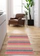 Flat-weaves & Kilims  Transitional Pink Area rug 3x5 Turkish Flat-weave 339278