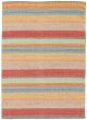 Flat-weaves & Kilims  Transitional Brown Area rug 3x5 Turkish Flat-weave 339296