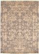 Casual  Transitional Grey Area rug 8x10 Indian Hand-knotted 340092