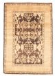 Bordered  Traditional Brown Area rug 3x5 Pakistani Hand-knotted 341379
