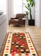 Flat-weaves & Kilims  Tribal Brown Area rug 3x5 Turkish Flat-weave 343582