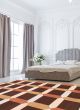 Flat-weaves & Kilims  Geometric Brown Area rug 6x9 Turkish Flat-weave 343614