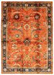 Bordered  Traditional Brown Area rug 10x14 Afghan Hand-knotted 346972