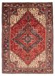 Bordered  Traditional Red Area rug 6x9 Persian Hand-knotted 351554