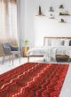 Bohemian  Tribal Red Area rug 6x9 Afghan Hand-knotted 353810