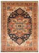 Bordered  Traditional Blue Area rug 10x14 Indian Hand-knotted 354913