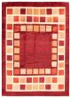 Bordered  Transitional Red Area rug 9x12 Pakistani Hand-knotted 362432
