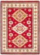 Bordered  Traditional Red Area rug 5x8 Indian Hand-knotted 364360