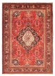 Bordered  Traditional Red Area rug 8x10 Persian Hand-knotted 366594
