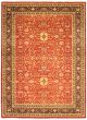 Traditional Red Area rug Unique Pakistani Hand-knotted 368361