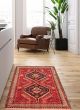Bordered  Traditional Red Area rug 3x5 Turkish Hand-knotted 369157