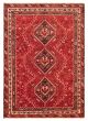 Bordered  Traditional Red Area rug 6x9 Turkish Hand-knotted 369161