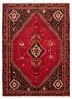 Bordered  Traditional Red Area rug 6x9 Turkish Hand-knotted 369173