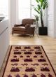 Tribal Brown Area rug 3x5 Afghan Hand-knotted 372614