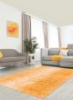 Overdyed  Transitional Orange Area rug 5x8 Turkish Hand-knotted 373006