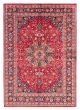 Bordered  Traditional Red Area rug 6x9 Persian Hand-knotted 373025