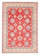 Bordered  Traditional Red Area rug 9x12 Afghan Hand-knotted 376725