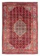 Bordered  Traditional Red Area rug 4x6 Persian Hand-knotted 380462