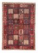 Bordered  Traditional Red Area rug 4x6 Persian Hand-knotted 383319