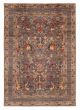 Floral  Transitional Grey Area rug 5x8 Afghan Hand-knotted 390316