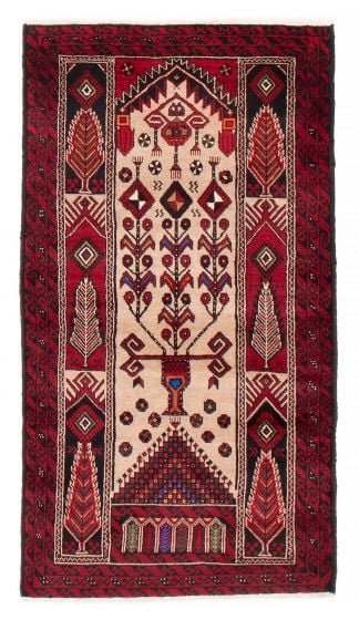 Bordered  Tribal Green Area rug 3x5 Afghan Hand-knotted 384744