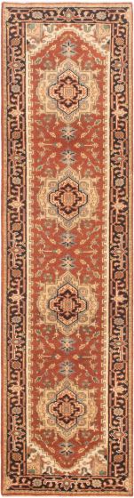 Brown rug runner