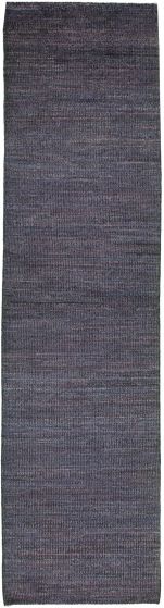 Gabbeh  Tribal Purple Runner rug 10-ft-runner Pakistani Hand-knotted 339821