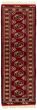 Bordered  Tribal Red Runner rug 6-ft-runner Turkmenistan Hand-knotted 332288