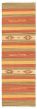 Flat-weaves & Kilims  Transitional Orange Runner rug 7-ft-runner Turkish Flat-weave 339246