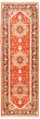 Bordered  Traditional Red Runner rug 8-ft-runner Indian Hand-knotted 344627