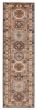 Geometric  Traditional Ivory Runner rug 8-ft-runner Afghan Hand-knotted 390100