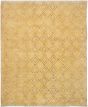 Moroccan  Transitional Ivory Area rug 6x9 Moroccan Hand-knotted 272192