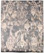 Casual  Contemporary Grey Area rug 6x9 Indian Hand Loomed 340136