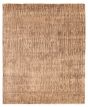 Casual  Contemporary Grey Area rug 6x9 Indian Hand-knotted 345493