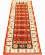 Indian Royal Kazak 2'7" x 9'10" Hand-knotted Wool Rug 