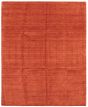 Gabbeh  Tribal Brown Area rug 6x9 Indian Hand Loomed 362507