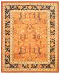 Bordered  Traditional Brown Area rug 12x15 Pakistani Hand-knotted 368179