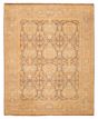 Traditional  Vintage/Distressed Brown Area rug 6x9 Indian Hand-knotted 392527