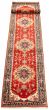 Indian Serapi Heritage 2'7" x 19'8" Hand-knotted Wool Red Rug